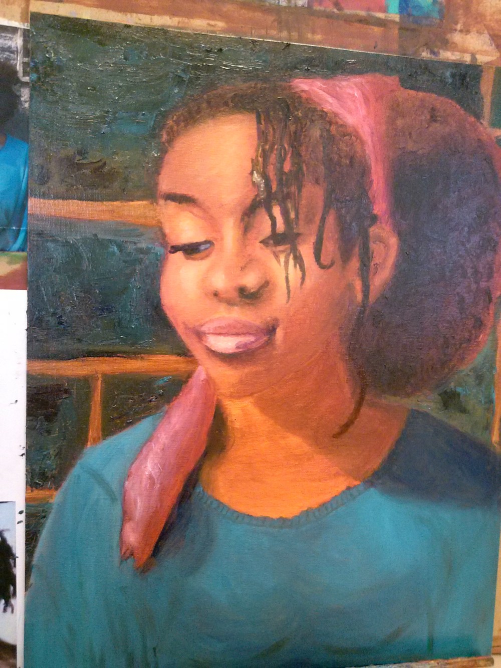 Self Portrait (Original Selfies LOL) - Oil Paint- Oct 2013